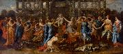 Nicolas Poussin Hymenaios Disguised as a Woman During an Offering to Priapus Spain oil painting artist